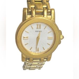 Gold plated Seiko watch